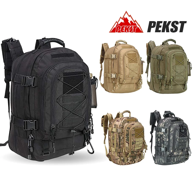 

Military Style Tactical Backpack, 3 Day Assault Pack, Outdoor Bug Out Bag, Trekking, Camping, Fishing, Hiking, Travel, Sports, 5