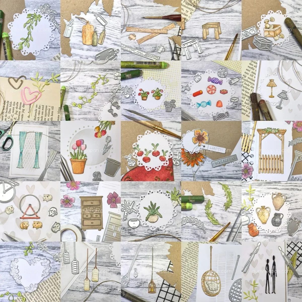 New Spring Hearts Metal Cutting Dies DIY Make Card Scrapbook Embossed Paper Album Craft Supplies Template Decoration
