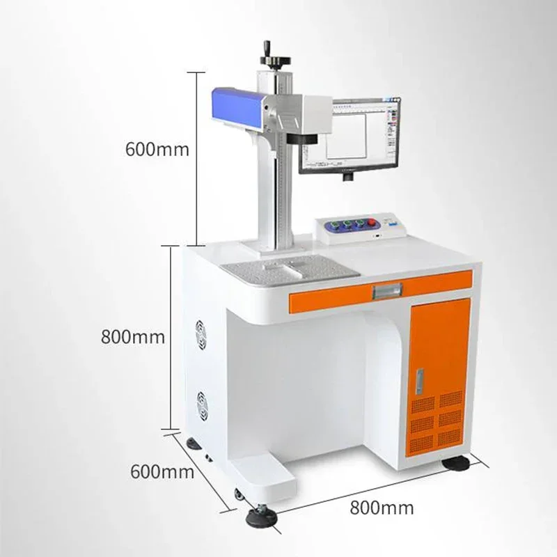 New Electric Laser Engraving Machine Optical Fiber Laser Marking Machine Stainless Steel UV Fully Automatic Laser Marking Metal