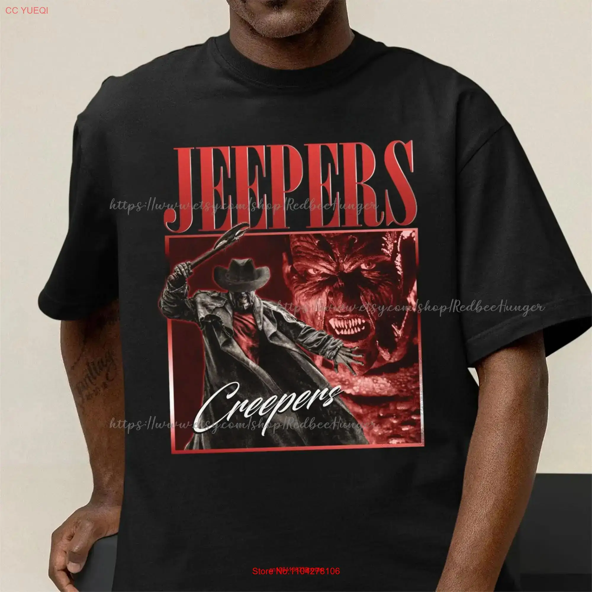 Limited Jeepers Creepers Vintage T Shirt Creepshow Halloween Horror Movie SweaT long or short sleeves