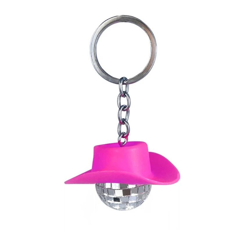 Mini Ball Keychains Car Keyring LED Mini Ball Ornaments Party Favor