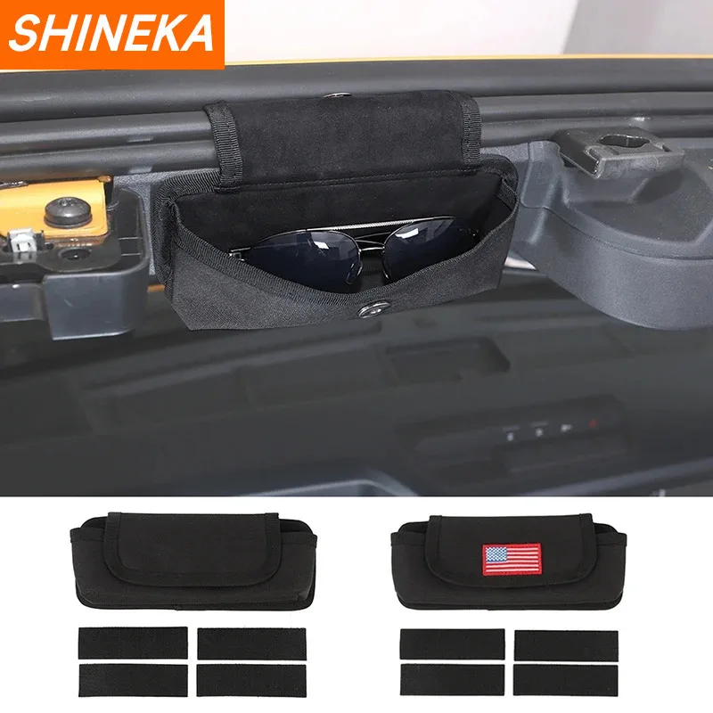 SHINEKA Stowing Tidying Universal Storage Bag Multifunctional Organizer Accessories For Ford Bronco For Jeep Wrangler JK JL TJ