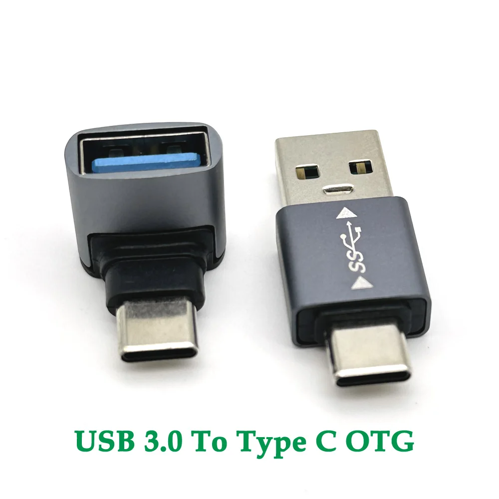 OTG USB 3.0 To Type C Adapter USB C Male To USB Female Converter Fast Charging OTG For Macbook Laptop Xiaomi Samsung