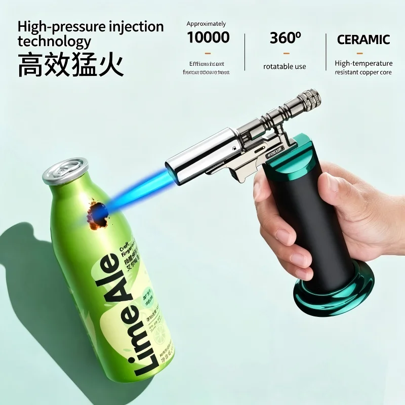 Outdoor Kitchen Power - Powerful Metal Welding Gun Windproof Blue