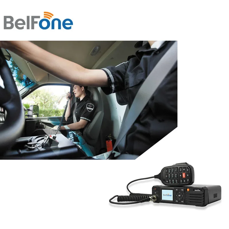 

High Output 50 Watts Scanner Mobile Radio transceiver Mini Portable Vhf Uhf Vehicle Radio
