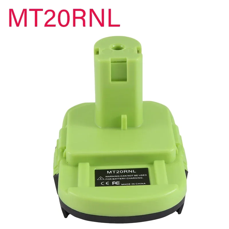 Adaptador conversor de bateria mt20rnl ryobi 18v para baterias de íon de lítio makita 18v para conversão de baterias utilitárias ryobi 18v