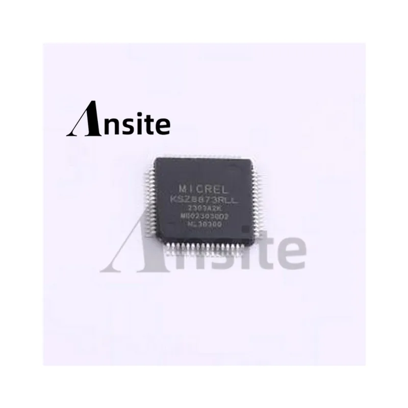 

5 pieces per lot, 100% brand new and original KSZ8873RLL surface mount QFP-64 Ethernet controller chip