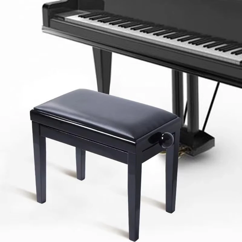 DDP RTS Adjustable Height Piano Bench with Strong Metal Frame Ideal for Music Studios and Home Use