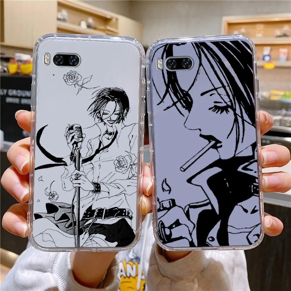 Anime Nana Osaki Line Phone Case For Huawei Mate P10 P20 P30 P40 P50 Smart Z Honor 50 60 70 Pro Lite Transparent Case