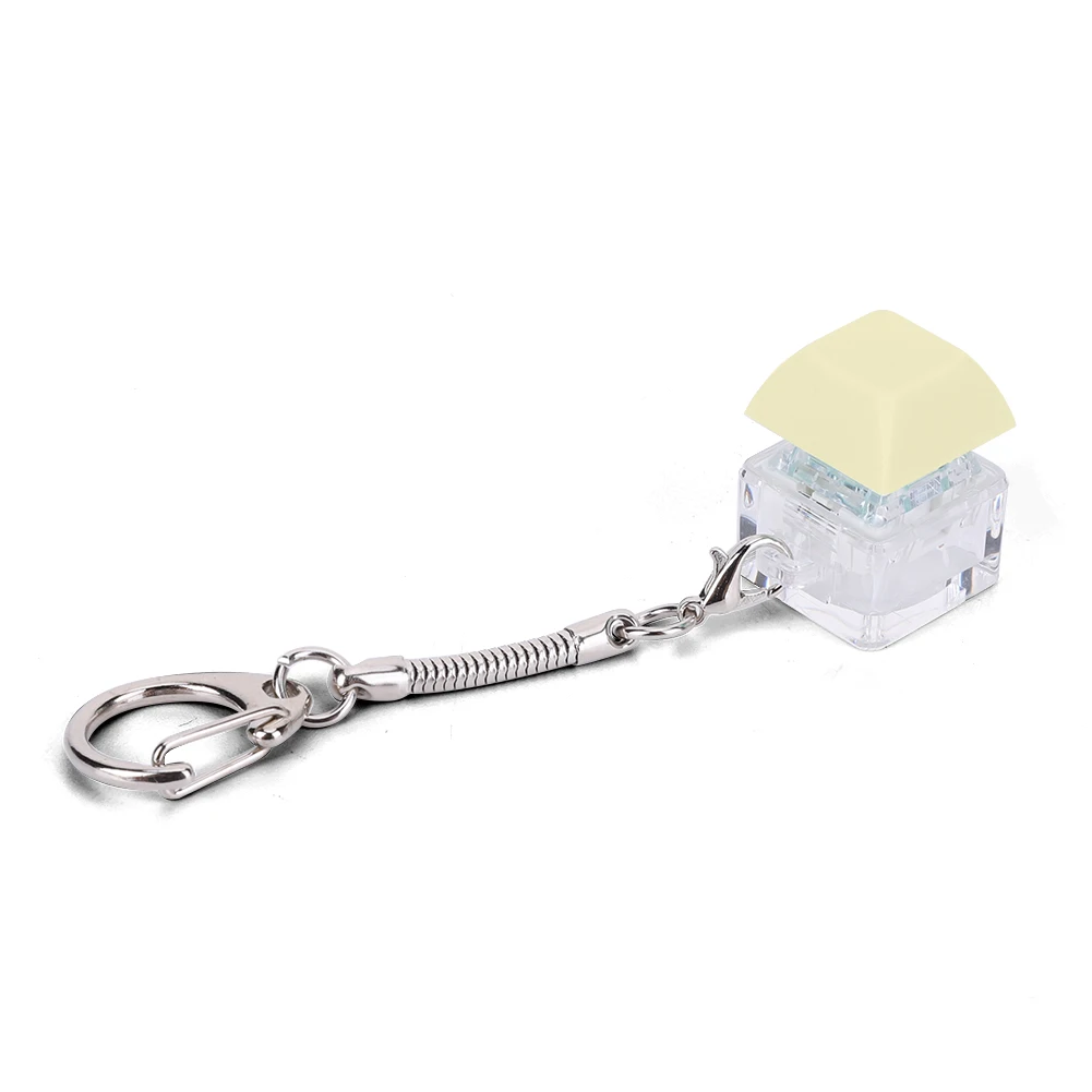 لوحة المفاتيح فيدجيت سلسلة المفاتيح الضغط على زر هدايا تخفيف التوتر (أصفر) #4