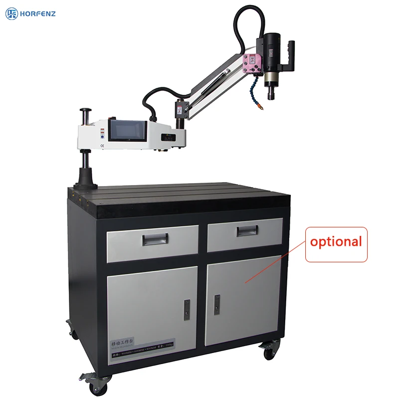 M3 M10 Customized Electric Threading and Tapping Machine Automatic Servo Motor Vertical Tapping Machine with PLC 220V Voltage