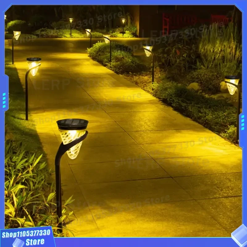 Solar Powered LED Garden Light Outdoor Waterproof Wall Lamp with Motion Sensor for Yard Patio Decorative Lighting Fixture