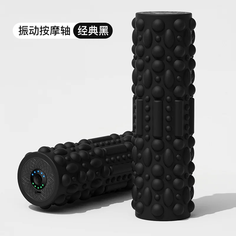 

Электрический валик из пенопласта — вибрационная палочка для массажа мышц для ног и тела, инструмент для восстановления йоги и фитнеса с вибрационной терапией