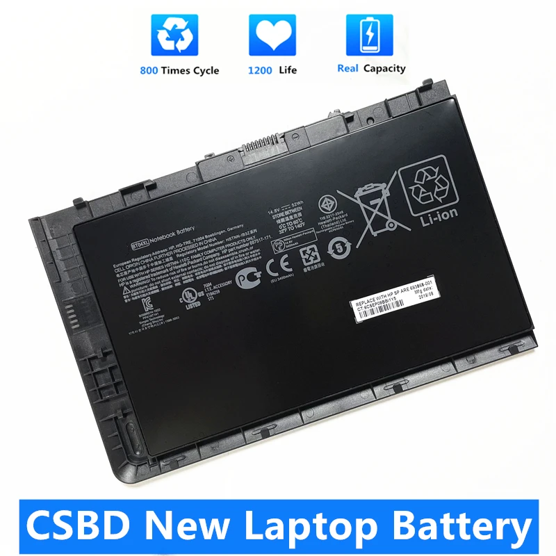 

CSBD New 9470M BT04XL battery for HP EliteBook Folio 9470 9480M Series HSTNN-IB3Z HSTNN-DB3Z HSTNN-I10C BA06 687517-1C1