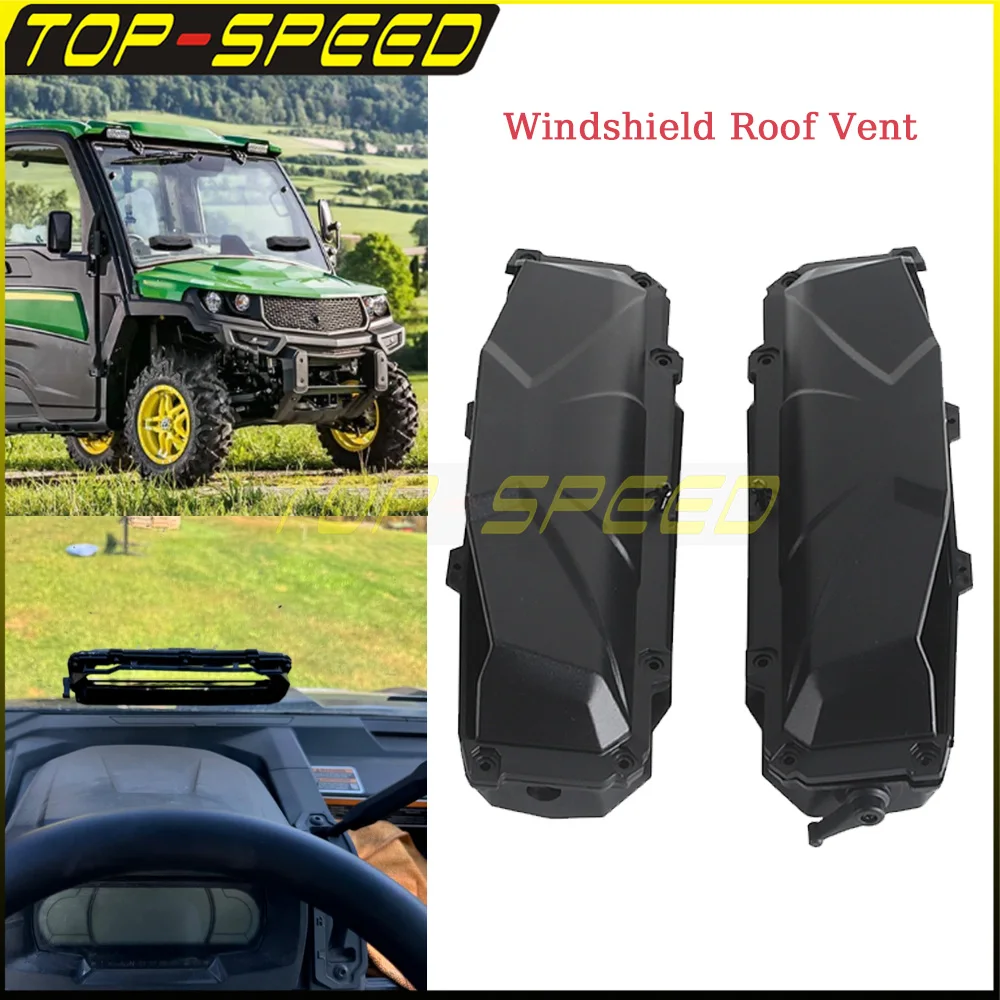 Wind Shield Roof For Polaris RZR 570 800 900 S 1000 S XP Turbo Yamaha Rhino UTV Vent Windshield Roof Install Ventilation Defrost