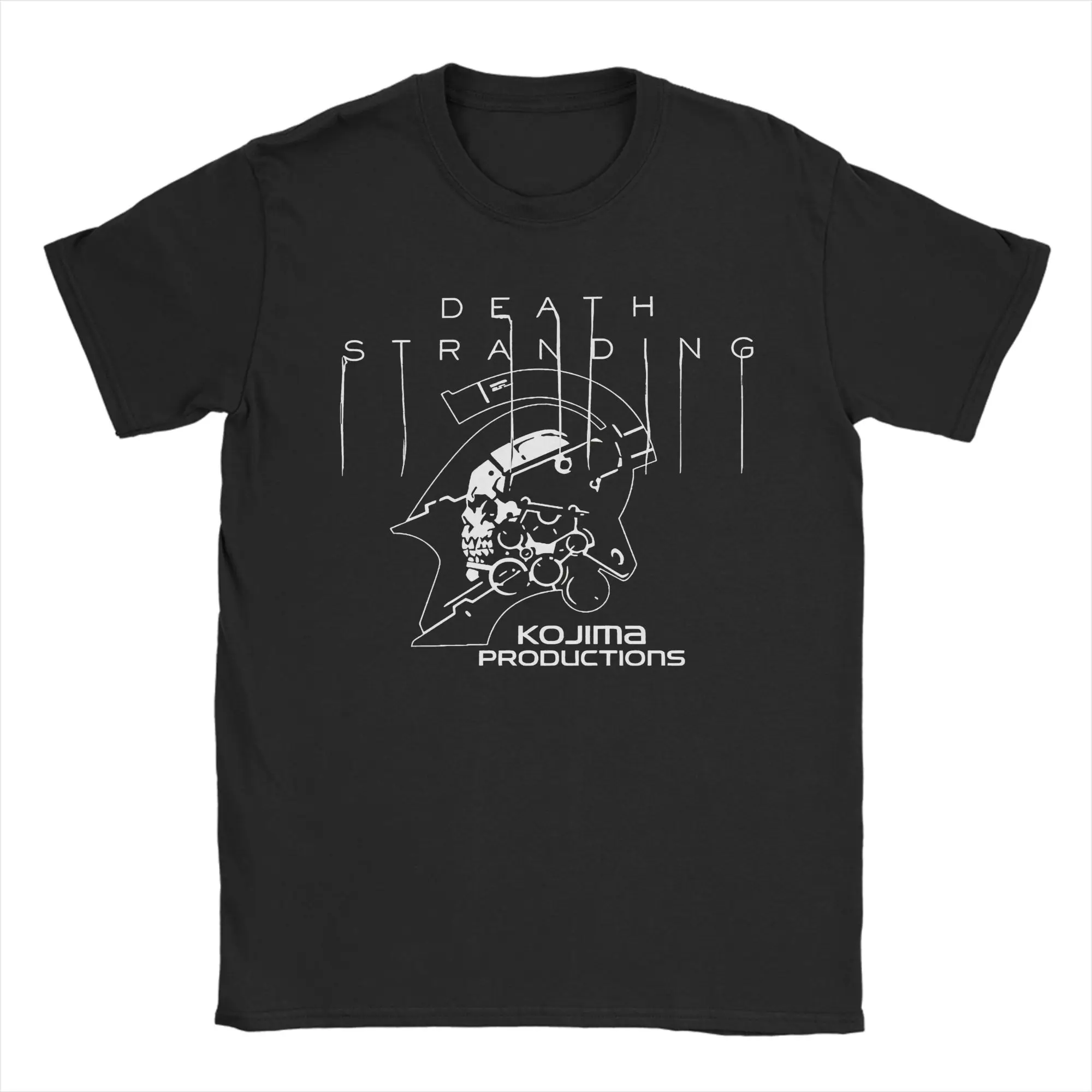Death Stranding Logo Text and Kojima T-Shirt Adult  Street Style T Shirts Summer Crewneck Hippie Tees Custom Logo Oversized Tops