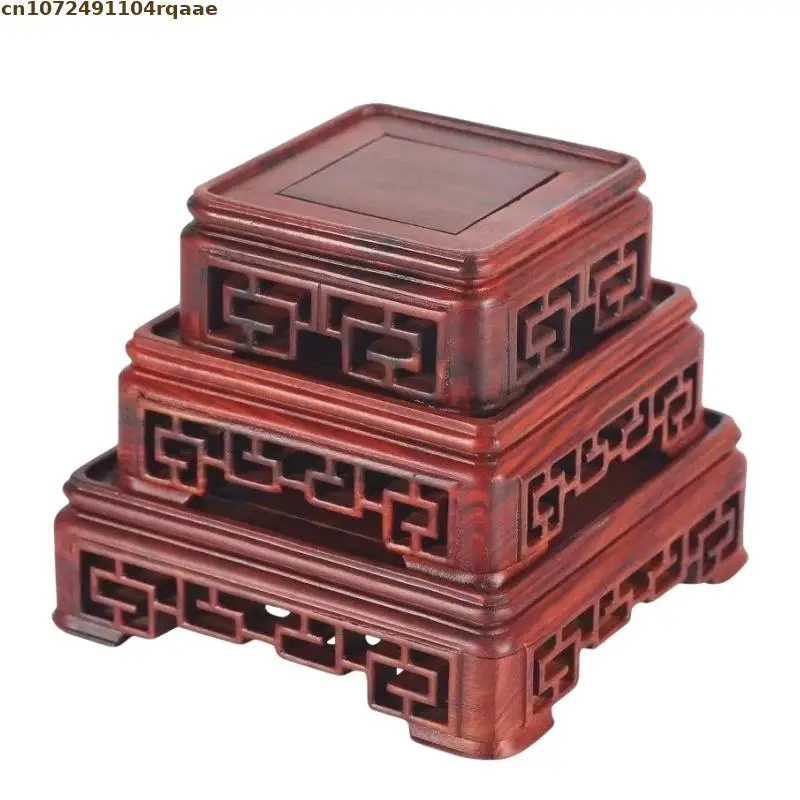 

Coffee Tea Sets Miniature Wooden Pedestal Figurines Vase Flower Pot Sorting Table Standing Flower Base Display Stand Decor Shelf