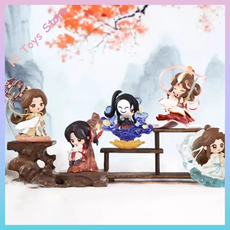 

Heaven Official'S Blessing The Splendor Of Painting Series Blind Box Tian Guan Ci Fu Mystery Box Xielian & Huacheng Фигурка Игрушки