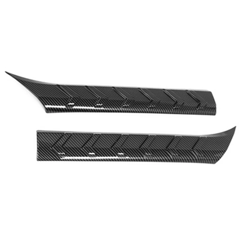 Rear Corner Trims Rear Bumper Anti-Scratch Decorative Bright Strips Bumper Guard Accessories for Toyota Highlander