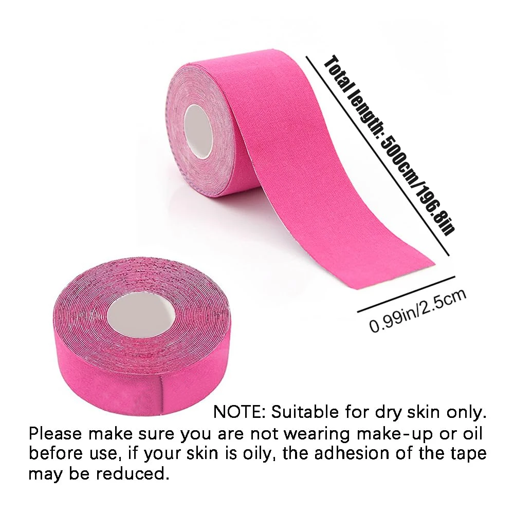 1/2/3/4/5/6 Roll Precut Kinesiology Tape for Face, Anti Wrinkle Face Tape, Facial Myofascial Lift Tape for Skin