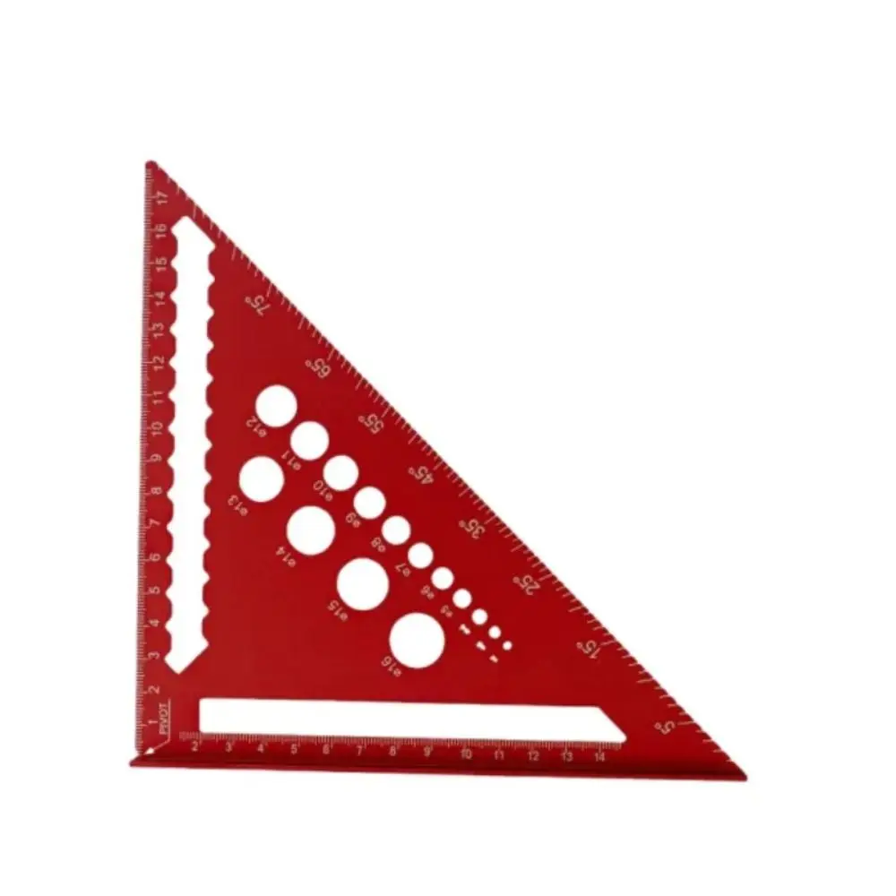 Angle Protractor Tri-Square Ruler High Precision Marker Framing Tools Gauge Aluminum Alloy Metric and Imperial