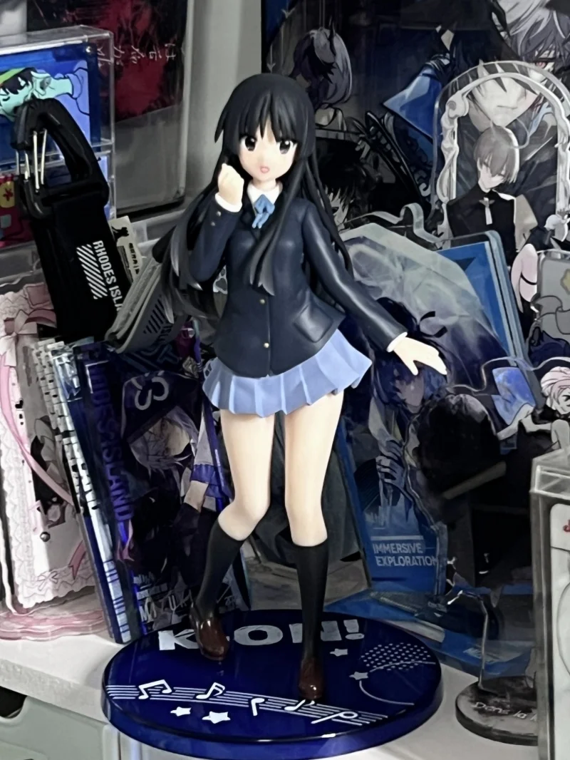 

Genuine FURYU K-ON! Nakano Azusa Anime Peripheral Action Figure Akiyama Mio Model Hirasawa Yui Collection Model Toy Gifts