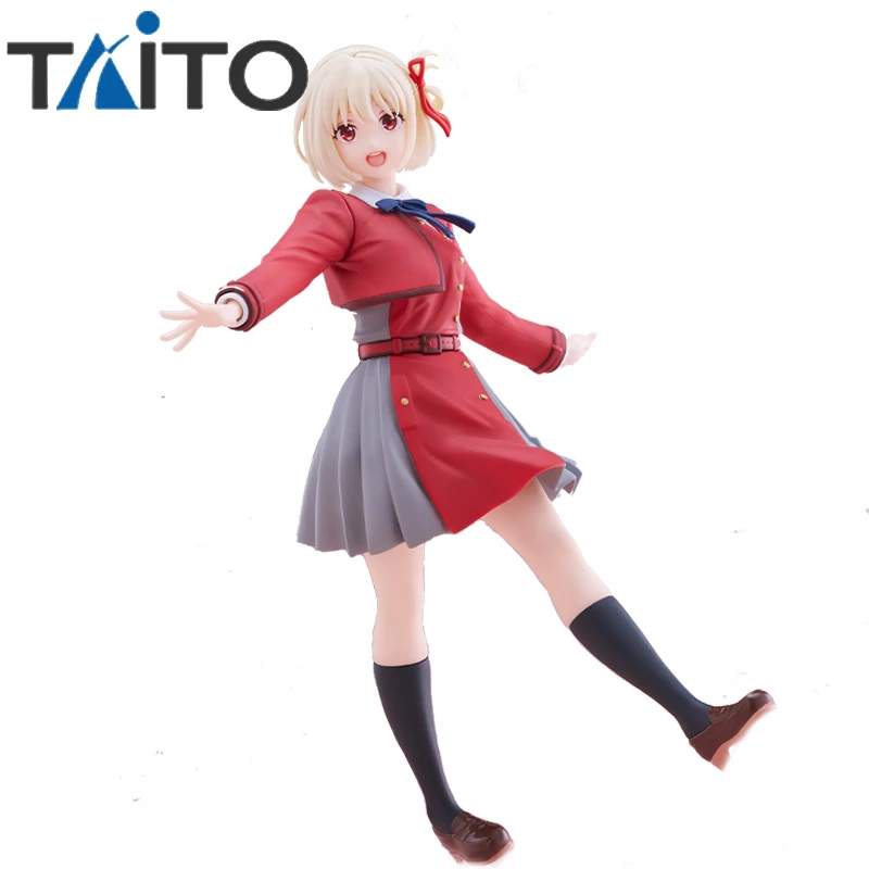 Stock Genuine Original TAiTO Coreful Nishikigi Chisato Lycoris Recoil Anime Figure PVC 18CM Collectible Model Doll Ornament Gift