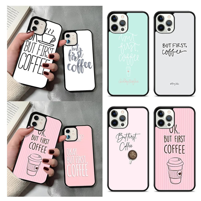 LvheCn Frist But Coffee Pattern Phone Case Cover For iPhone SE 6s 7 8 Plus 11 12 Pro Max S8 S9 S10