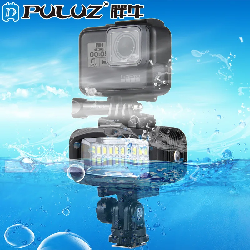 

PULUZ Camera Diving Fill Light Waterproof Photography Light for DJI Osmo Action Gopro Accessories