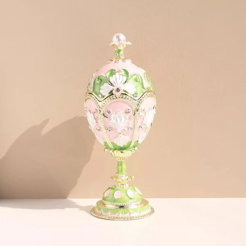 

Matcha Jewelry Box Tall Pearl Jewelry Box Faberge Egg Jewelry Box Ornament