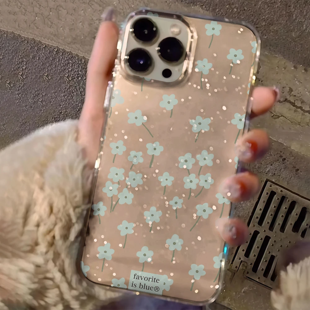 Phone Cases For Iphone 12 Pro Max - Capa de Celular Luxuosa Azul com