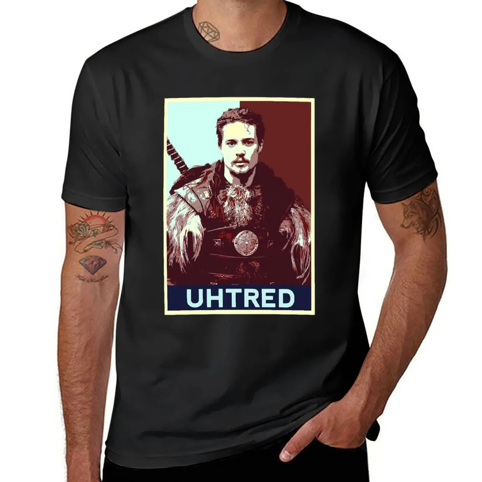 

Funny Men Uhtred Of Bebbanburg Gifts For Christmas T-Shirt T-shirt short sports fan t-shirts plain white t shirts men