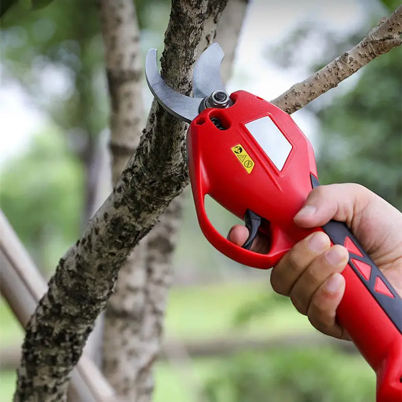 Electric  Tree Pruner Garden Pruning Tools Lithium Battery Powered Garden Pruning Shears Fruit Tree Plant Scissors Forestry Tool