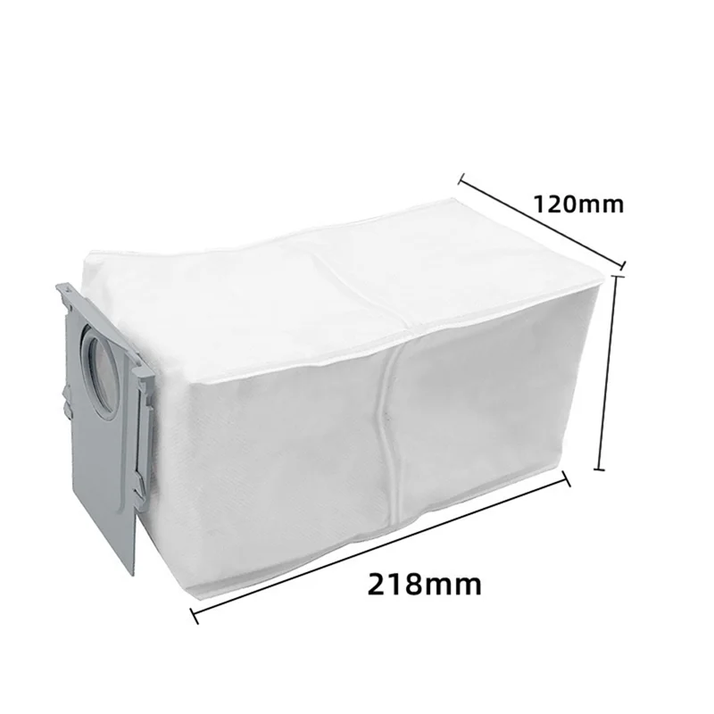 8-pack stofzakken onderdelen accessoires compatibel met Roborock Q Revo robotstofzuiger, wegwerpvervangingszakken met grote capaciteit