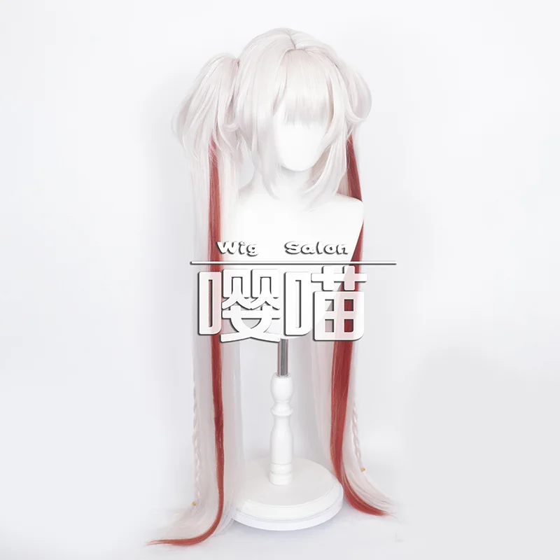 Game Honkai Star Rail Sparxie Cosplay Wig Spark Sweet Dream Radio Wave Sparxie Twin Tails Pink Mixed Red Halloween Women Wigs