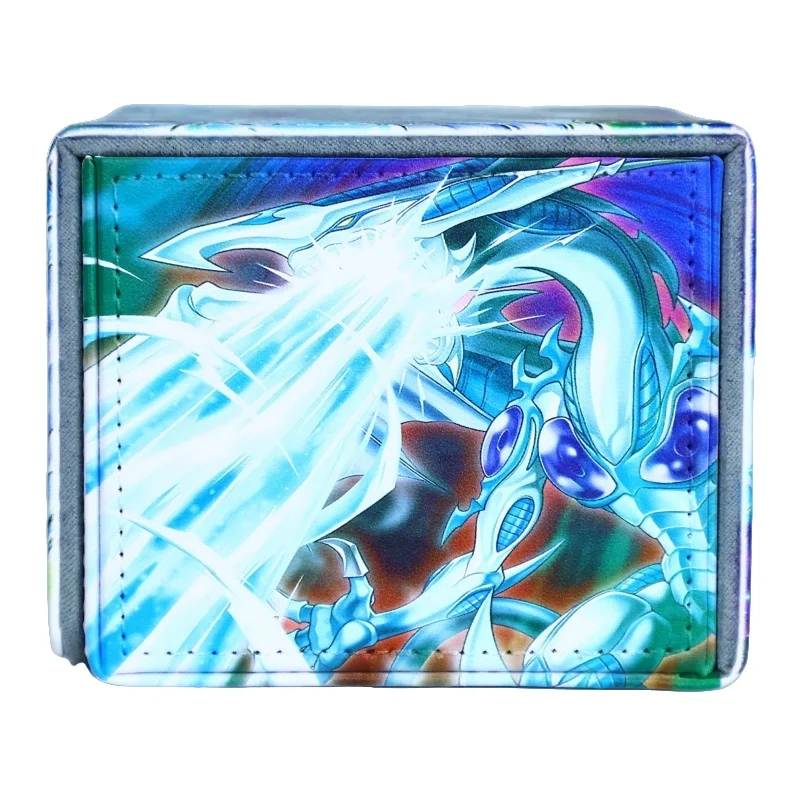 Anime Stardust Dragon Card Case Yu-Gi-Oh! Shooting Star Diy High Quality Leather Action Toy Figures Game Collection Storage Box