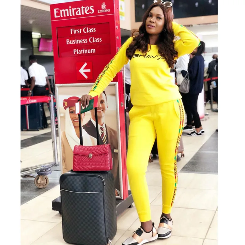 

Женский повседневный спортивный костюм Faion из двух предметов, летняя коллекция European Sle, удобный комплект для женщин