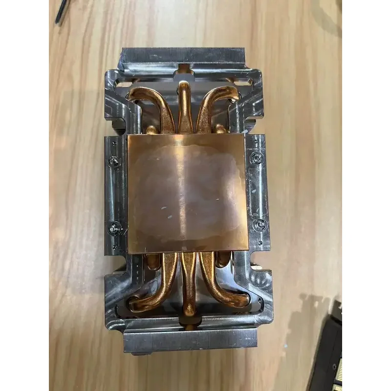 N+ Original Disassembled Heatsink for Tesla V100 SXM2, 5 Copper Heat Pipes, 9cm Height