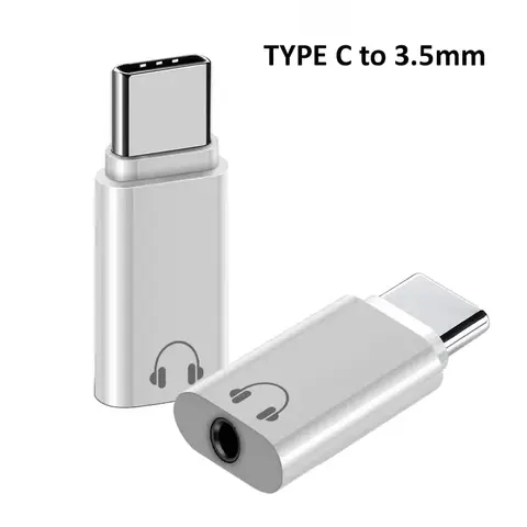 샤오미 레드미 화웨이 아너 유선 헤드셋 컨버터 OTG USB C 어댑터, C타입-3.5mm 잭 컨버터 이어폰 오디오 어댑터