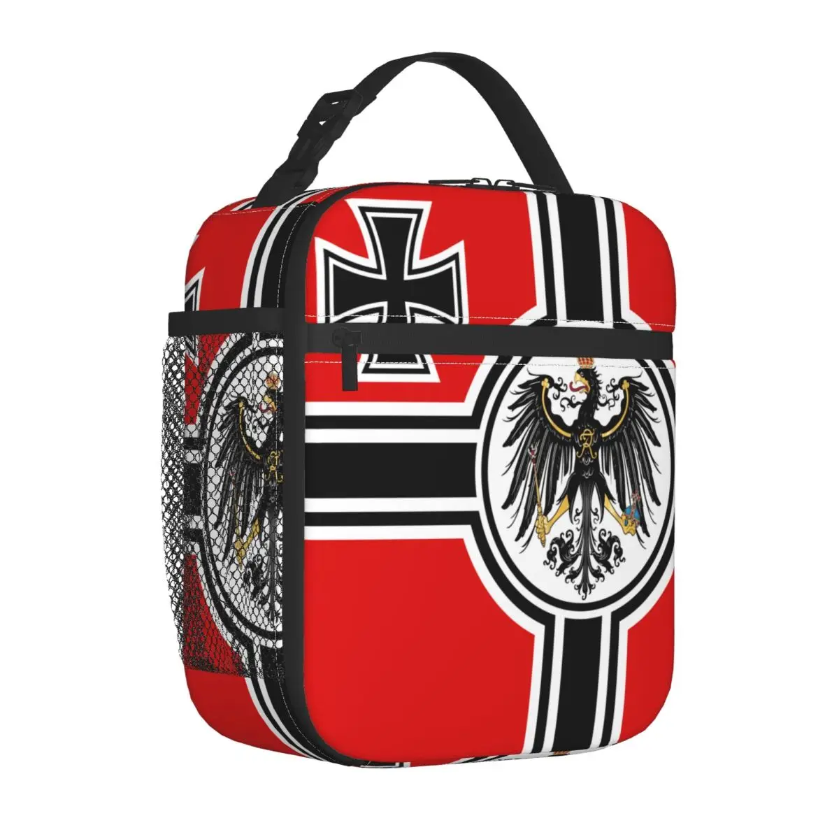 German DK Reich Empire Flag Insulated Lunch Bags Germany Proud Meal Container Cooler Bag Lunch Box Tote Office Outdoor Men Women