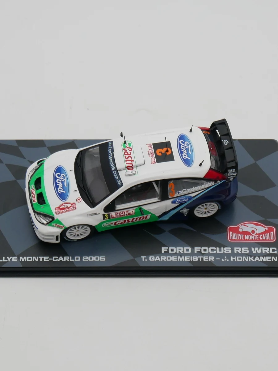 Ixo 1:43 FORD FOCUS RS WRC 2005 T.GARDEMEISTER J.HONKANEN Diecast Car Model Metal Toy Vehicle