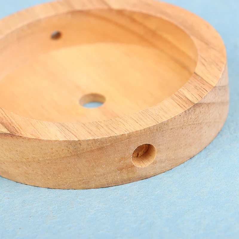 【rrkxa】10 سنتيمتر طقم مظلة ضوء خشبي قواعد مصابيح خشبية لوحة السقف مصابيح الهيكل ملحقات الإضاءة الثريا خمر