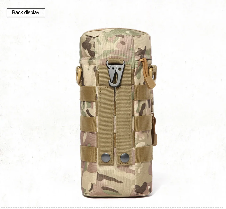 Outdoor Molle Wasserkocher Träger Wasserflasche Tasche Tasche Halter für Reisen Camping Wandern Radfahren Angeln Jagd – Detail 10