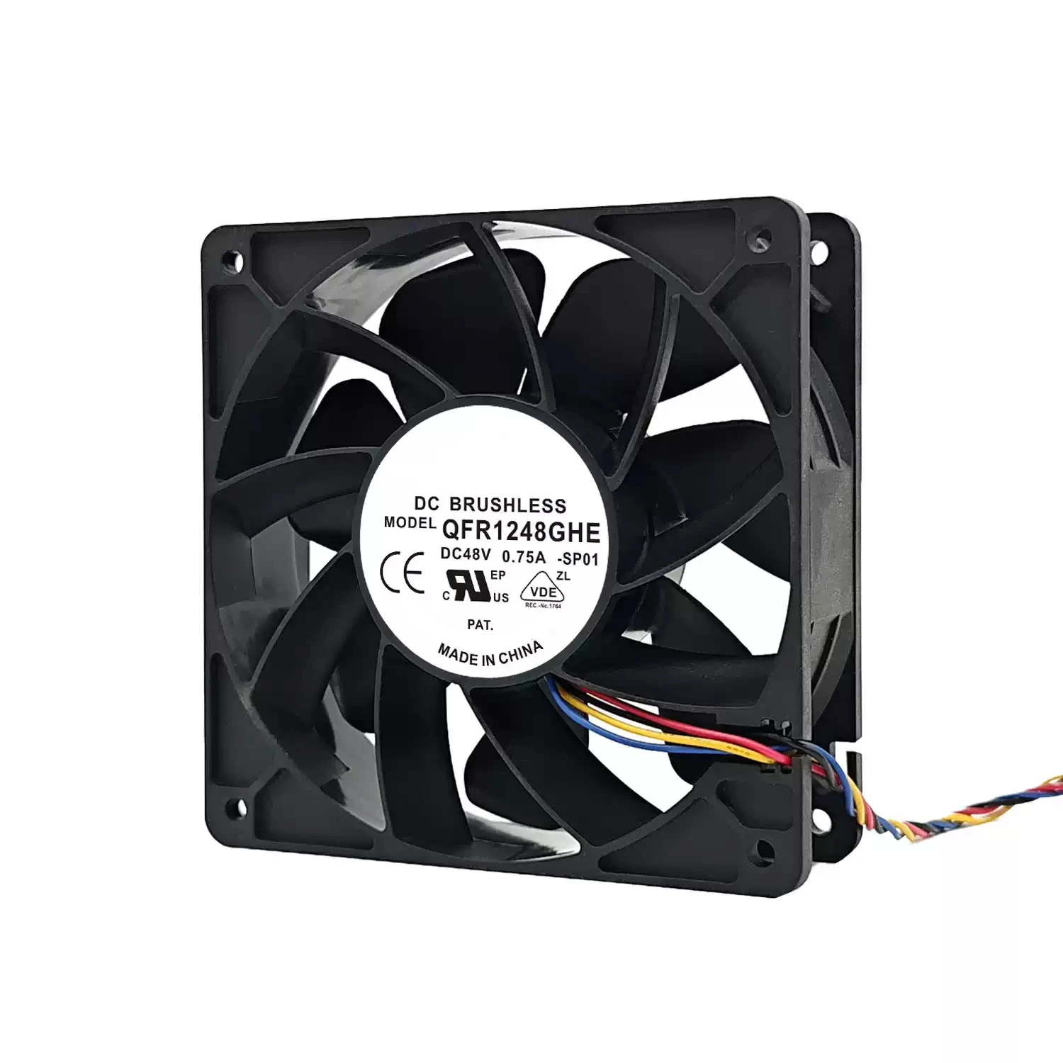 QFR1248GHE 48V 0.75A 12CM 12038 120*120*38 มม.พัดลมระบายความร้อน