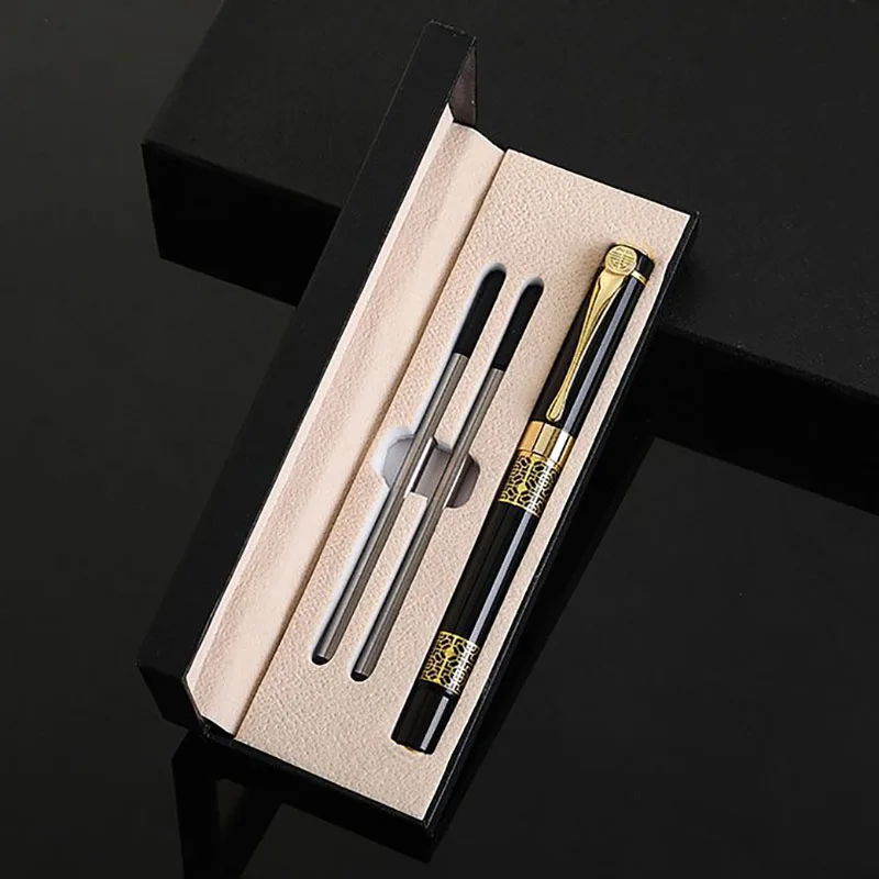 Personalisiertes Retro-Luxus-Stiftset in Geschenkbox, Premium-Geschäftsstift, Ideales Geschenk für Büro, Hochzeit, Abschluss und Feiertage – Detail 6