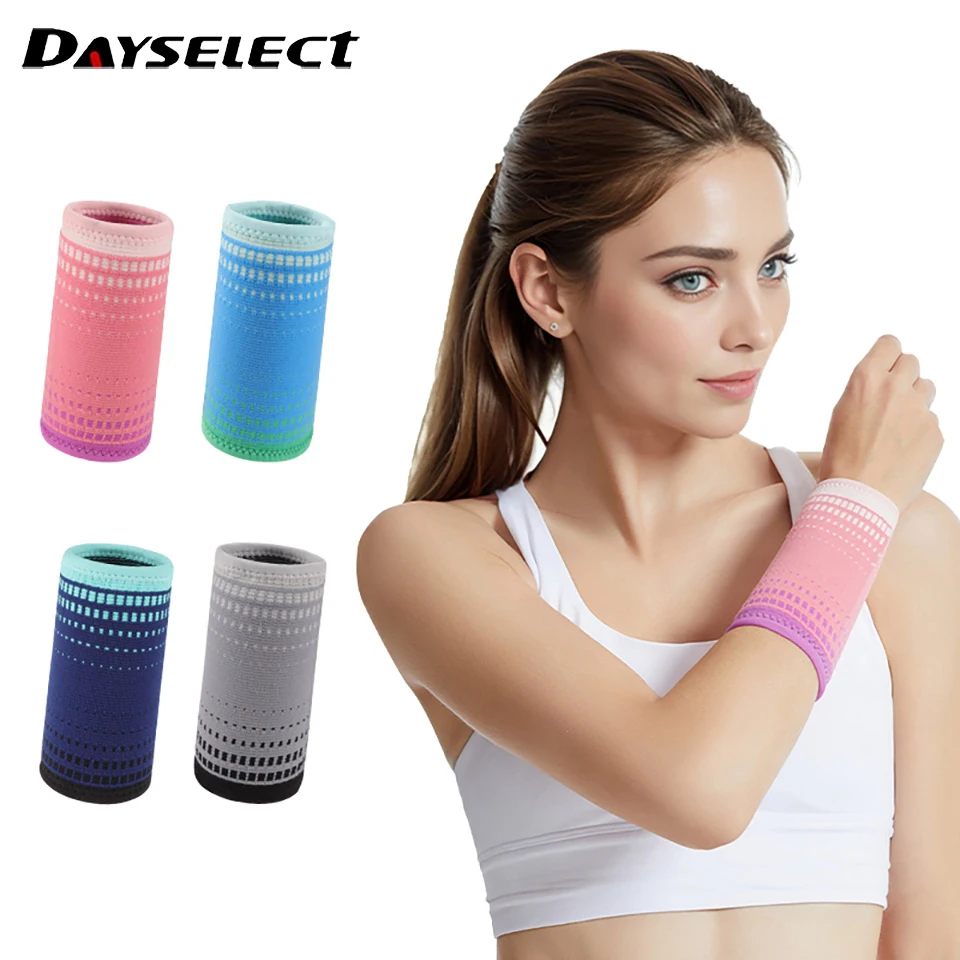 1Pair Sports Wrist Guard Knitting Pressurized Lengthened Prevent Sprains Tendon Sheath Protective Gear Breathable Elastic Force
