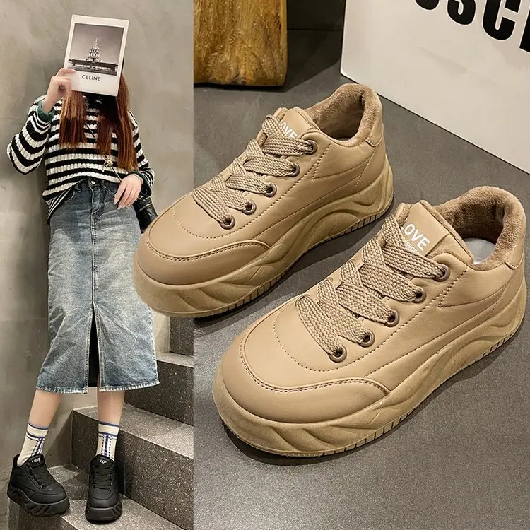 Shoes Woman Flats Wedge Basket 2024 Round Toe All-Match Shallow Mouth Modis Clogs Platform Autumn Casual Female Sneakers Dress S