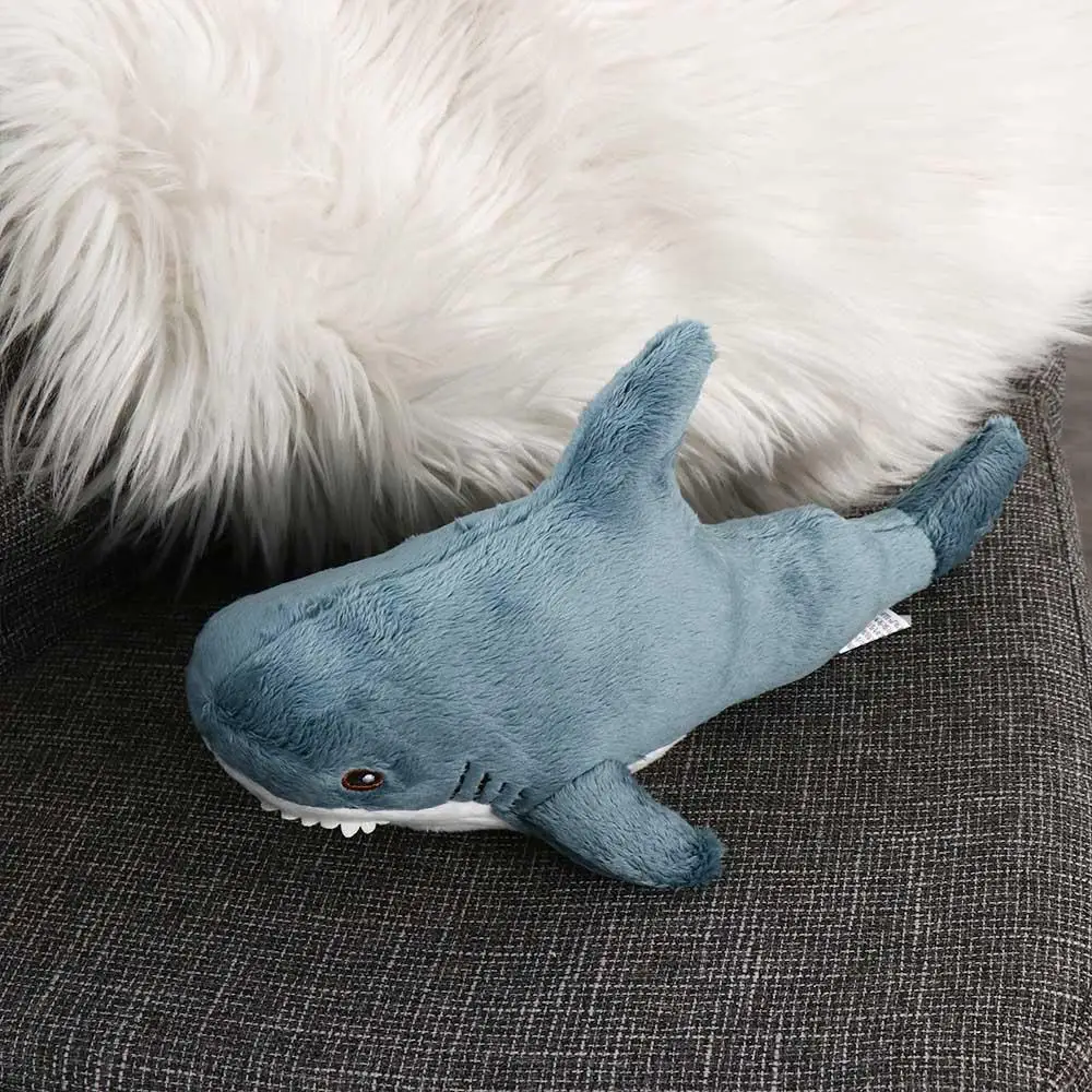 Animal Reading Pillow Birthday Present Accompany Toy Shark Stuffed Dolls Stuffed Animal Giant Shark Plush Toy Birthday Gifts