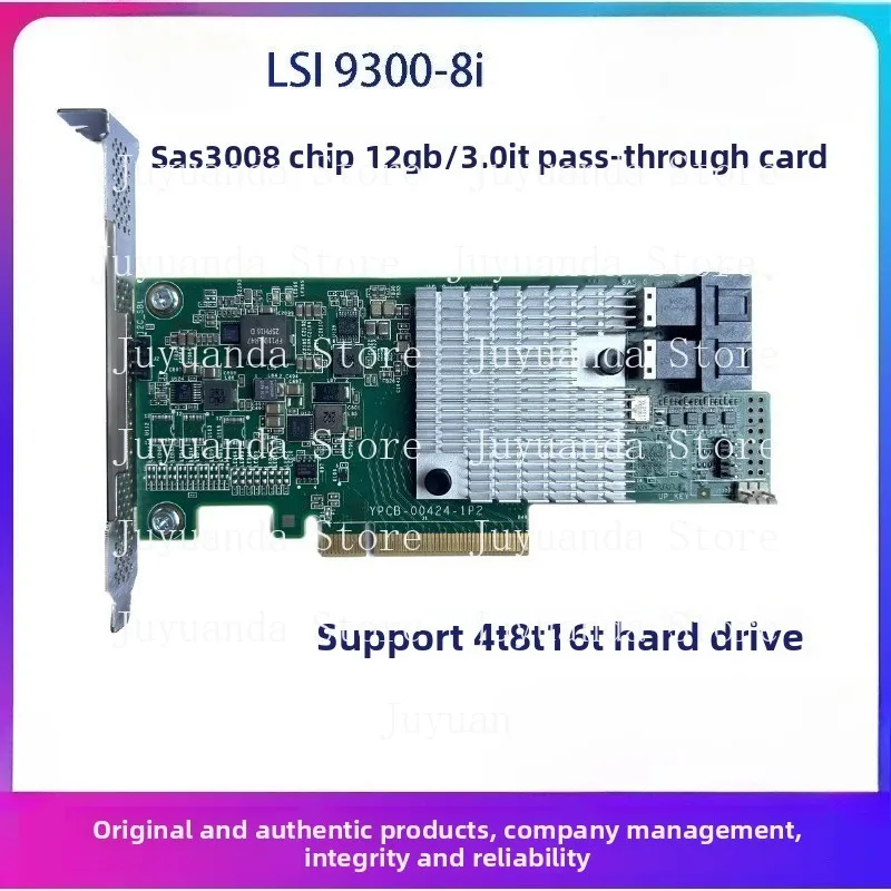 LSI SAS 9302-8i 9300-8i PCI-E IT IR Pass-Through Card 12GB Support, Synology ESXI