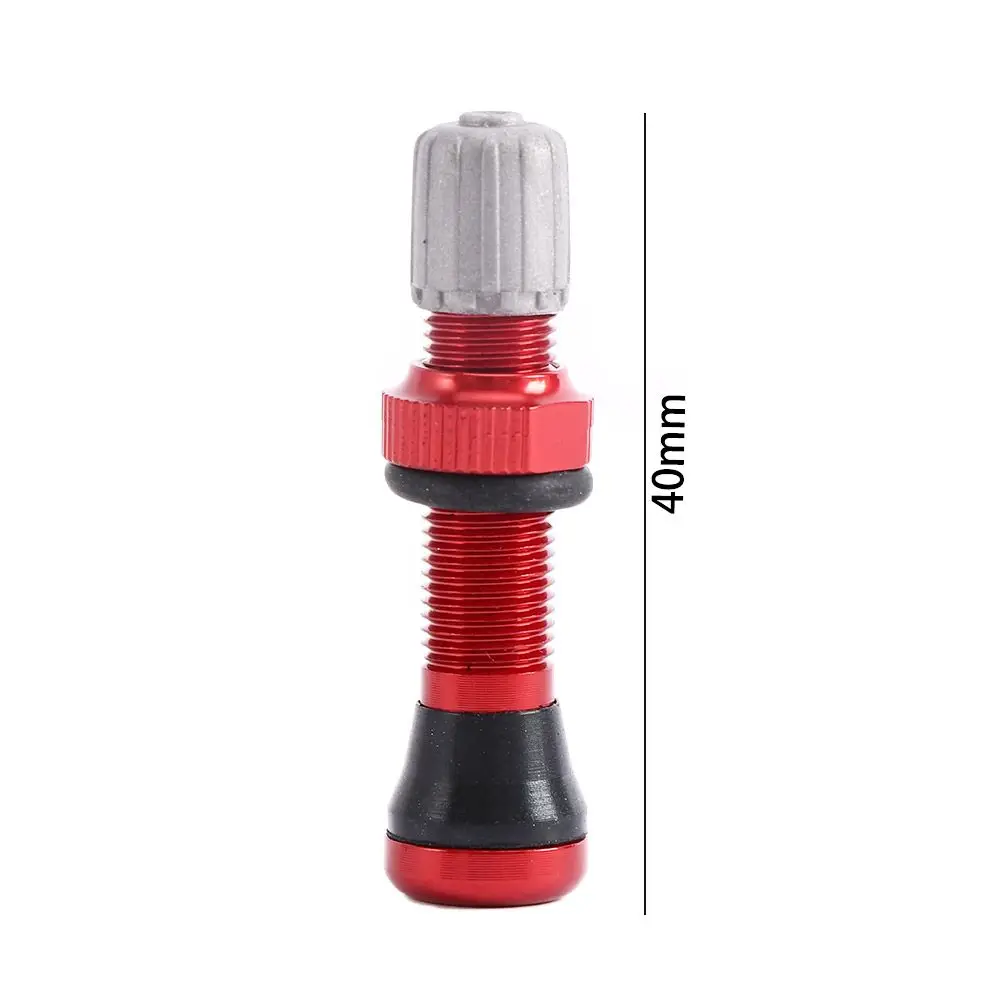 Bike Aluminium Alloy Bicycle Accessories Sealant Rim Wheel Vacuum Nozzle Bike Valves Schrader Valve Tubeless Tire Valves